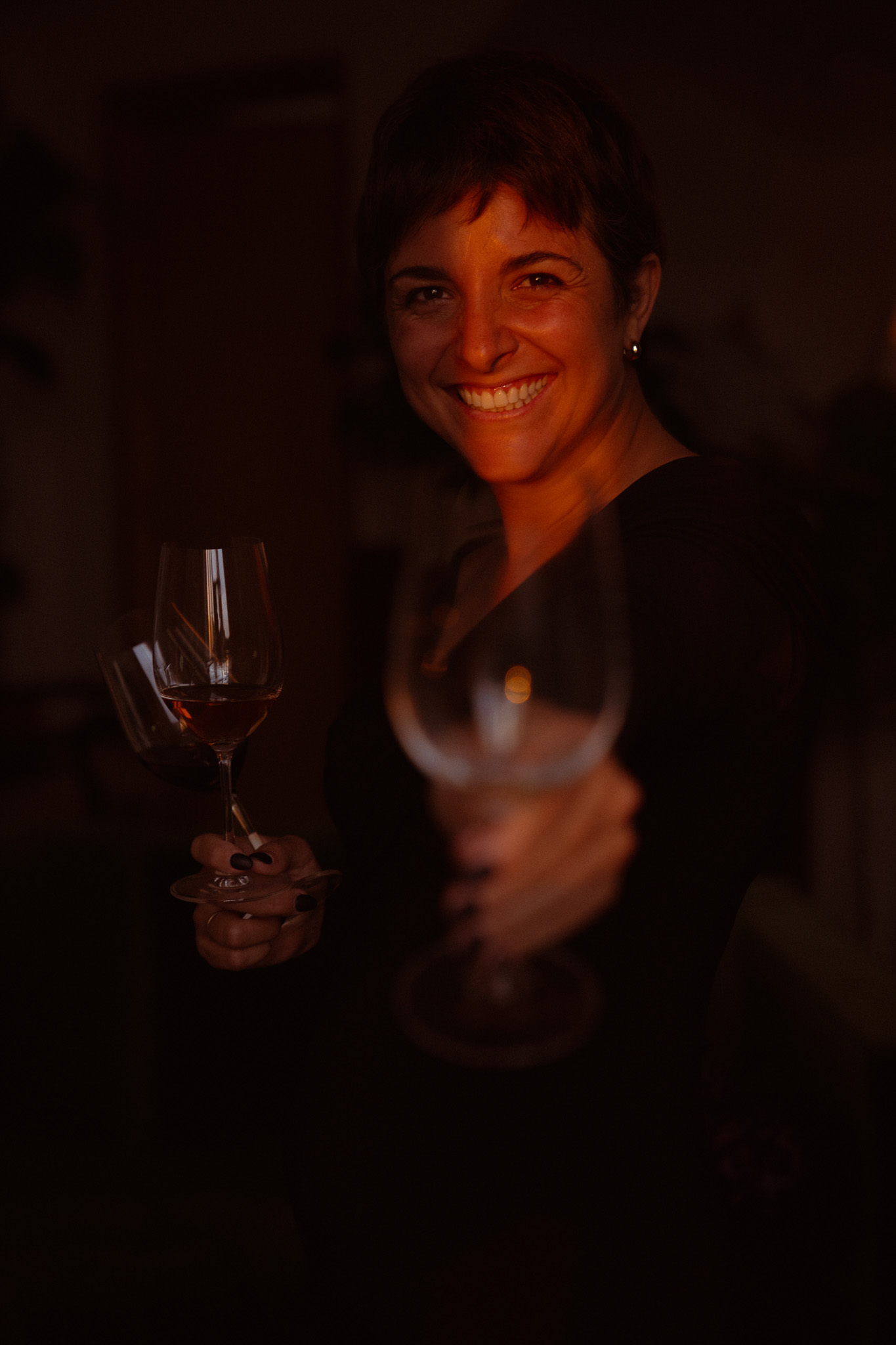Flor Gómez tasting, by candlelight